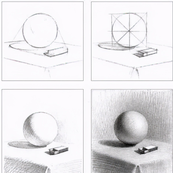 素描几何体（初级）基础中的基础，手把手教你画素描几何体-虚拟课程资源论坛-推荐版块-梧桐有术