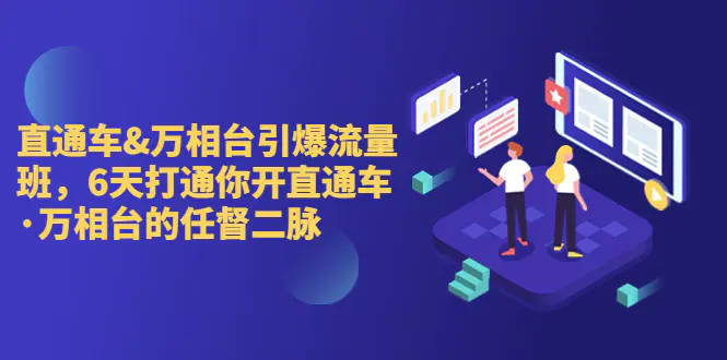 直通车+万相台引爆流量班，6天打通你开直通车·万相台的任督 二脉-梧桐有术