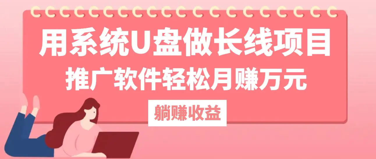 用系统U盘做长线项目，推广软件轻松月赚万元（附制作教程+软件）-梧桐有术